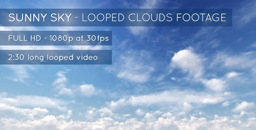 Product picture Sunny Sky and Clouds Stock Footage
